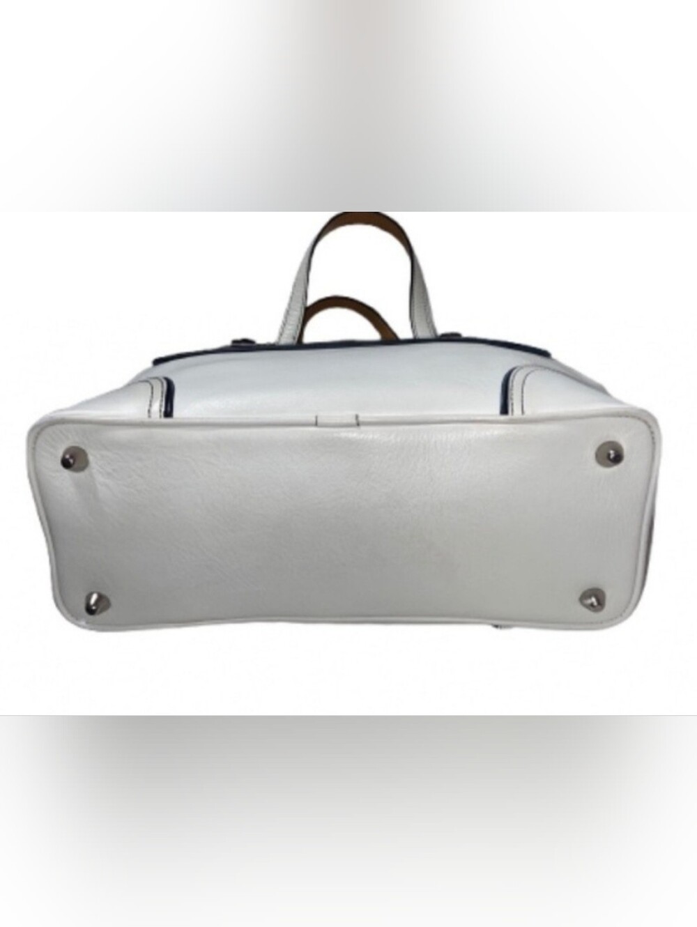 Coach 2003 Vintage Hampton Black and White Leather - Picture 9 of 10